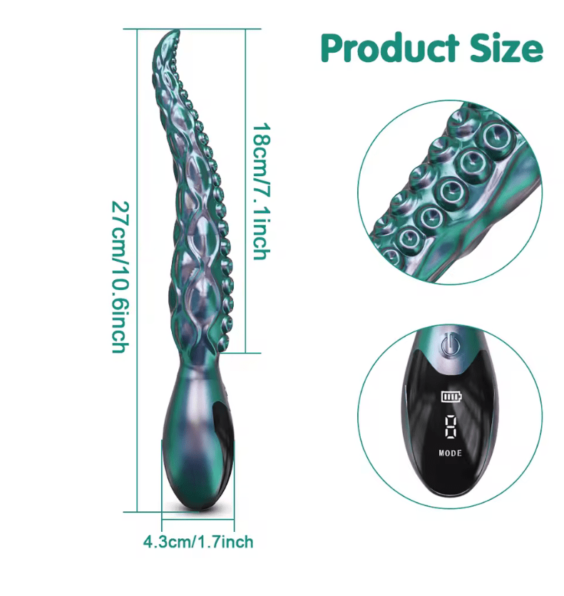 Powerful G-Spot Vibrator for Women – Dual Clitoral & Nipple Stimulator – LED Display, Multiple Modes, Soft Silicone Dildo Toy