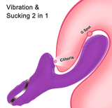 Powerful Clitoral Sucking Vibrator for Women – Clit Stimulator with Suction & Vibration Modes – Soft Silicone Adult Toy