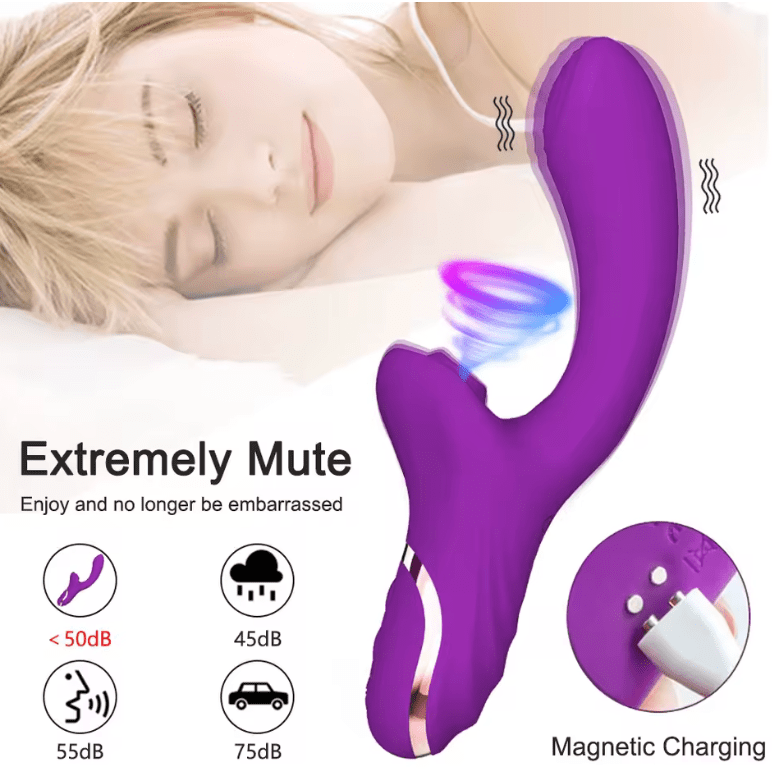 Powerful Clitoral Sucking Vibrator for Women – Clit Stimulator with Suction & Vibration Modes – Soft Silicone Adult Toy