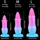 Colorful Tentacle Anal Plug – Large Suction Cup Anal Dildo for Men & Women – Flexible Silicone Butt Plug for Intense Stimulation