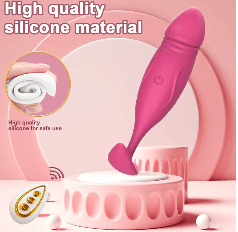 Remote Control Anal Vibrator – Wireless Butt Plug Massager for Women & Men – G-Spot & Prostate Massage Dildo – Silicone Adult Sex Toy for Male & Gay Couples