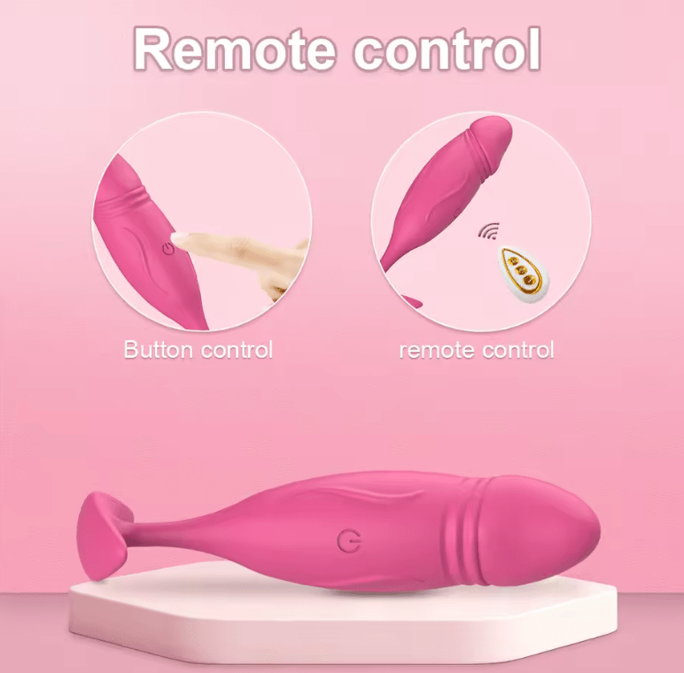Remote Control Anal Vibrator – Wireless Butt Plug Massager for Women & Men – G-Spot & Prostate Massage Dildo – Silicone Adult Sex Toy for Male & Gay Couples