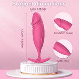 Remote Control Anal Vibrator – Wireless Butt Plug Massager for Women & Men – G-Spot & Prostate Massage Dildo – Silicone Adult Sex Toy for Male & Gay Couples