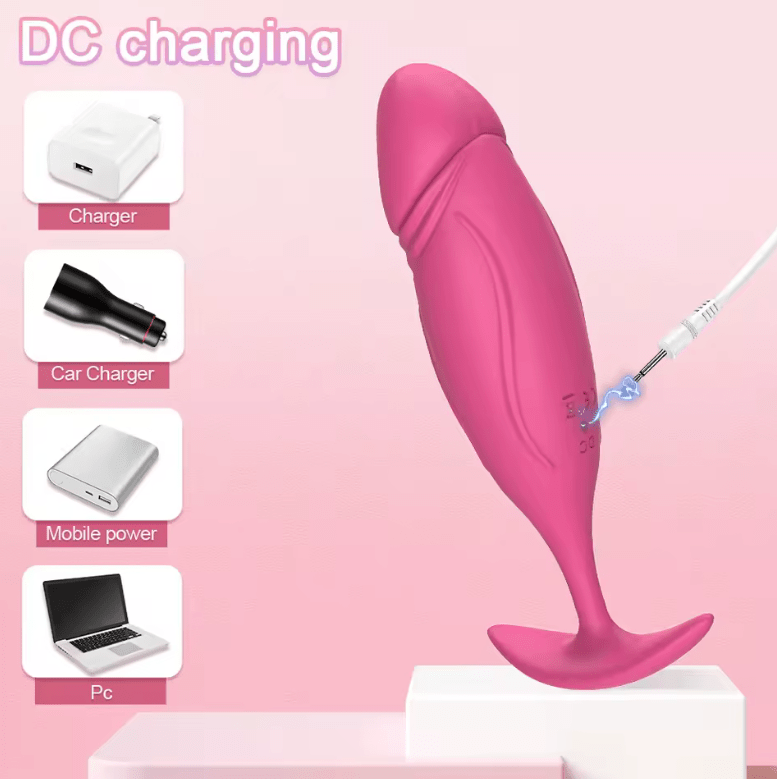 Remote Control Anal Vibrator – Wireless Butt Plug Massager for Women & Men – G-Spot & Prostate Massage Dildo – Silicone Adult Sex Toy for Male & Gay Couples