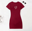 Women’s Short Sleeve Mini Dress – Slim Fit A-Line Casual Streetwear Dress – Sexy Bodycon Summer Outfit for Party, Date & Everyday Wear