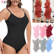 Women’s Shapewear Bodysuit – Full Body Slimming Thong Faja with Tummy Control & Waist Trainer – Sexy Invisible Underwear in Black or Pink