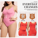 Women’s Shapewear Bodysuit – Full Body Slimming Thong Faja with Tummy Control & Waist Trainer – Sexy Invisible Underwear in Black or Pink