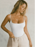 2025 Women’s Knitted Two-Piece Outfit – Slim Fit Crop Vest Top with Matching Suspender Bottoms – Summer Casual Lounge Set