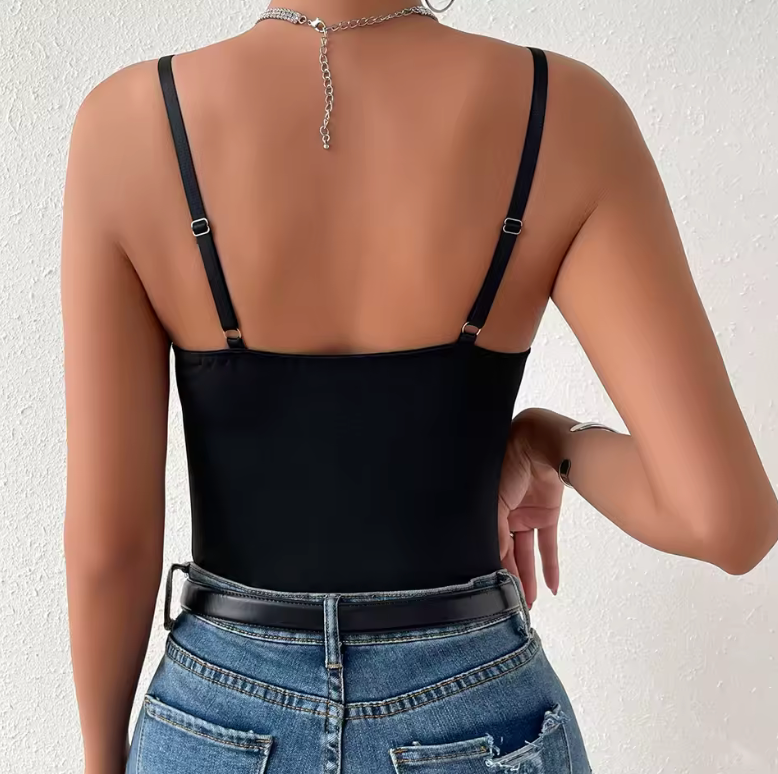 Women’s Glitter Sequin Suspender Jumpsuit – Slim Fit Fishbone Bodice – Sexy High-End Summer Party Romper Outfit