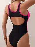 2025 Sexy Summer One-Piece Swimsuit for Women – Closed Swimwear Bodysuit – Sports Swimming Wear & Beach Pool Bather