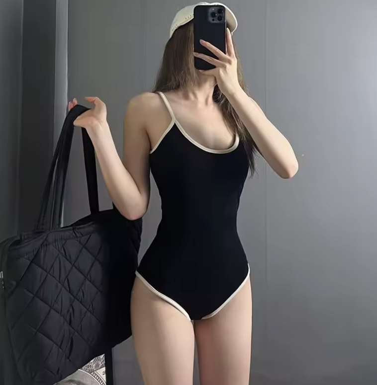 2025 Sexy Black Sleeveless Jumpsuit for Women – Backless Strappy Bodycon Romper – Summer Casual Slim Fit Bodysuit Outfit