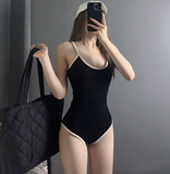 2025 Sexy Black Sleeveless Jumpsuit for Women – Backless Strappy Bodycon Romper – Summer Casual Slim Fit Bodysuit Outfit