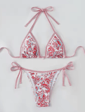 2025 Halter String Triangle Two-Piece Bikini for Women – Sexy Swimwear, Female Swimsuit, Bathers, Summer Beachwear