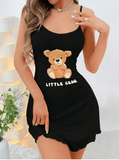 2025 Women’s Sexy Nightgown – Sleeveless Slim Fit Lingerie Sleepwear with Spaghetti Straps – Soft Suspender Sleep Dress for Women