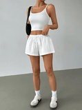 Women’s Casual Drawstring Shorts – Summer 2025 Pure Color Lounge Shorts – Lightweight Versatile Fit for All Occasions