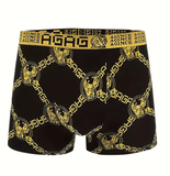 8-Pack Men’s Boxer Shorts – Antibacterial Breathable Printed Underwear – Lightweight Flat-Corner Briefs with Comfort Fit