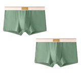 2-Pack Men’s Cotton Boxer Briefs – Breathable Underwear with U-Convex Pouch – Soft Sports-Style Boxer Shorts for Men