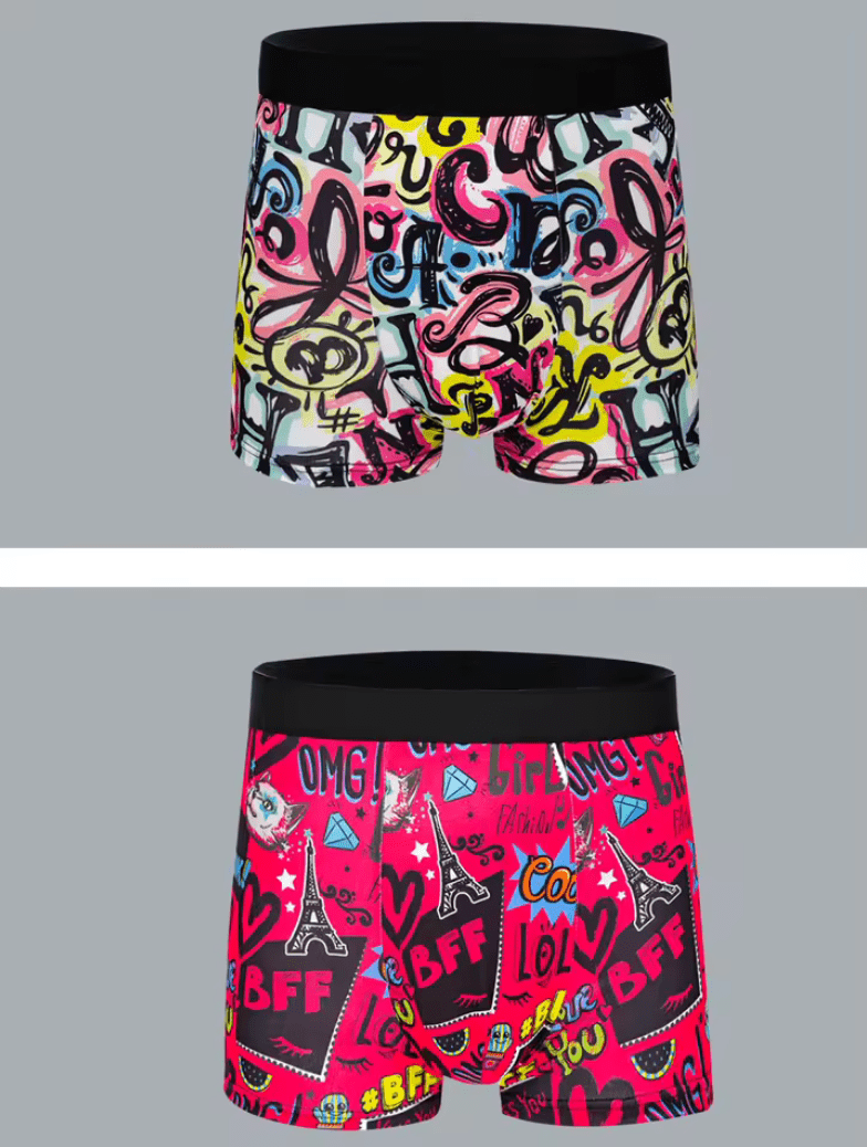 10-Pack Men’s Boxer Shorts – Soft & Comfortable Printed Underwear – Fashionable, Casual & Versatile Men’s Underwear Set