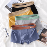 3-Pack Men’s Cotton Boxer Shorts – Breathable Printed Underwear for Men, Comfortable Soft Elastic Waistband, Classic Fit Briefs, Sizes M to 3XL