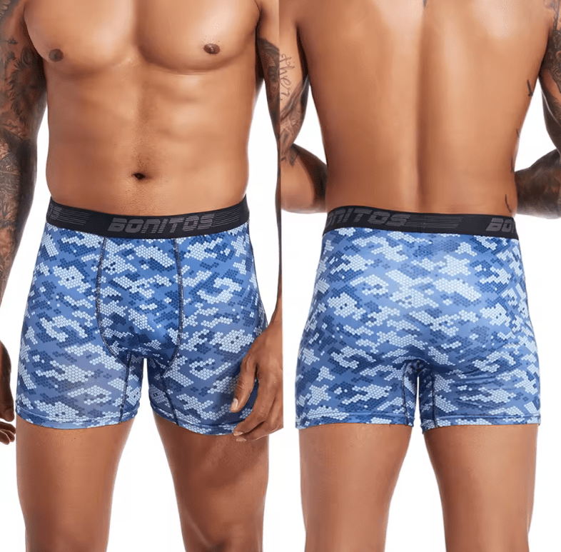 5-Pack Men’s Boxer Shorts – Breathable Polyester Underwear for Men, High-Quality Male Trunks, Comfortable Panties & Underpants (Sizes M–3XL)