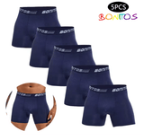 5-Pack Men’s Boxer Shorts – Breathable Polyester Underwear for Men, High-Quality Male Trunks, Comfortable Panties & Underpants (Sizes M–3XL)