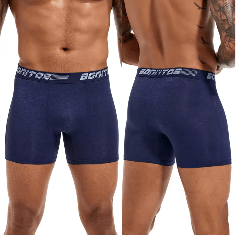5-Pack Men’s Boxer Shorts – Breathable Polyester Underwear for Men, High-Quality Male Trunks, Comfortable Panties & Underpants (Sizes M–3XL)