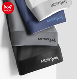 4-Pack Ice Silk Men’s Boxer Briefs – Sexy Seamless Underwear with Graphene Antibacterial Fabric, Breathable Man Panties