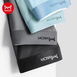 4-Pack Ice Silk Men’s Boxer Briefs – Sexy Seamless Underwear with Graphene Antibacterial Fabric, Breathable Man Panties