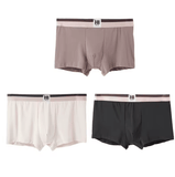 Men’s Korean Style Boxer Briefs – Solid Color Sexy Lingerie Underwear, Intimate Panties & Shorts for Men