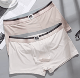 Men’s Korean Style Boxer Briefs – Solid Color Sexy Lingerie Underwear, Intimate Panties & Shorts for Men