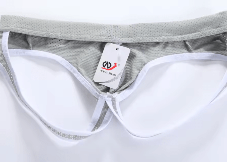 Men’s Sexy Mesh Jockstrap Underwear – Breathable Backless Bikini Thong for Gay Men