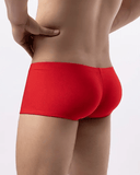Men’s Boxer Shorts – Solid Polyester Zip-Up Underwear with U Convex Pouch, Low-Rise Breathable Panties, Sexy Hombre Cueca Calzoncillo Underpants