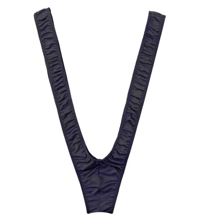 Men’s Sexy Suspender Bodysuit – V-Shaped Jumpsuit Thong Lingerie, G-String Panties, Sissy Erotic Fetish Nightwear for Roleplay & Clubwear