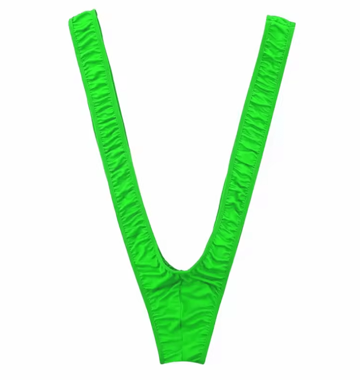 Men’s Sexy Suspender Bodysuit – V-Shaped Jumpsuit Thong Lingerie, G-String Panties, Sissy Erotic Fetish Nightwear for Roleplay & Clubwear