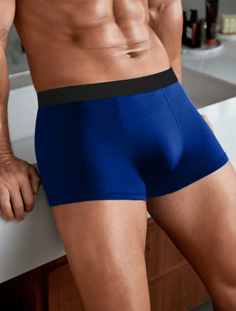 Men’s Soft Printed Boxer Shorts – Comfortable & Stylish Elastic Underwear