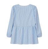 Chic Hollow Plaid Bow Shirt for Women – Long Sleeve European-Style Top for Spring/Summer