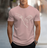 Men’s Funny Dog Print T-Shirt – Casual Sports Tee, Loose Fit Round Neck Short Sleeve, Plus Size 100–6XL, Breathable Summer Top