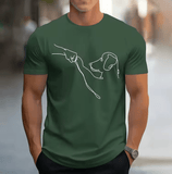 Men’s Funny Dog Print T-Shirt – Casual Sports Tee, Loose Fit Round Neck Short Sleeve, Plus Size 100–6XL, Breathable Summer Top