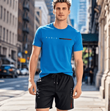 Men’s 2-Piece Summer Tracksuit Set – Fitness T-Shirt & Jogging Shorts, Casual Sportswear for Gym, Running & Daily Wear (2025 Edition)