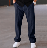 2025 New Men’s Thin Spring/Summer Pants – Loose Straight Leg Sports Casual Trousers, American Oversized Long Fit Lightweight Pants