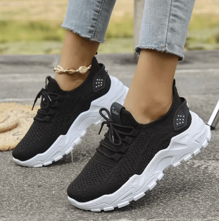 op-Selling Women’s Fly-Best-Selling Women’s Fly Woven Sports Shoes – Lightweight Casual Running Sneakers with Soft Non-Tiring Soles