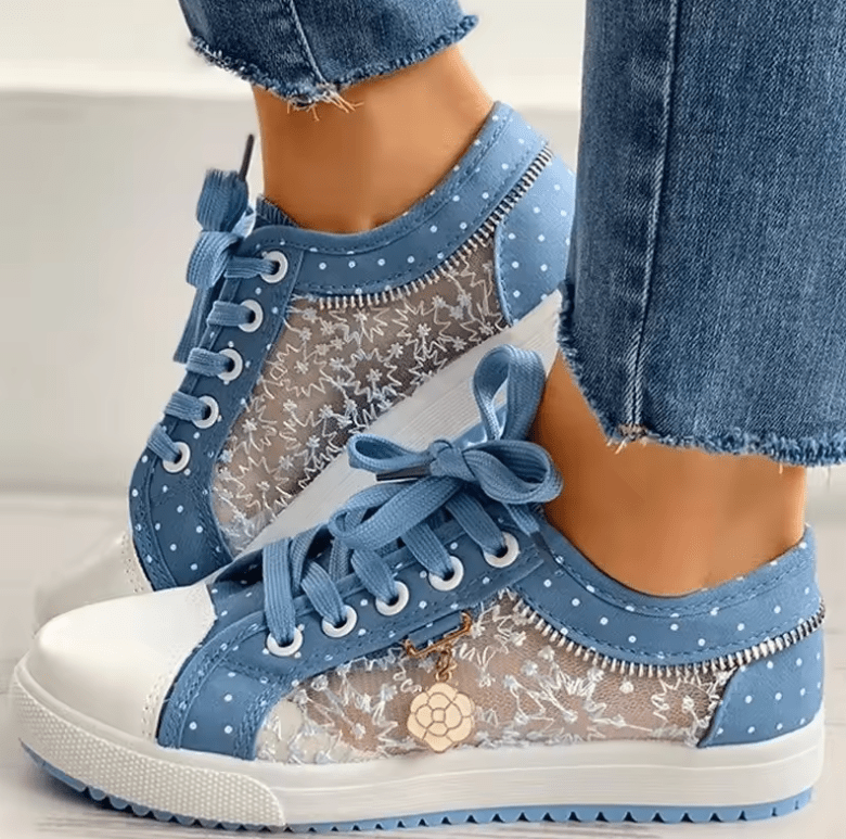 2025 Women’s Casual Mesh Sandals – Lightweight Breathable Hollow Slip-On Walking Flats, Comfortable Canvas Summer Shoes