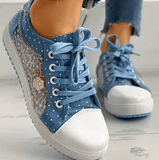2025 Women’s Casual Mesh Sandals – Lightweight Breathable Hollow Slip-On Walking Flats, Comfortable Canvas Summer Shoes