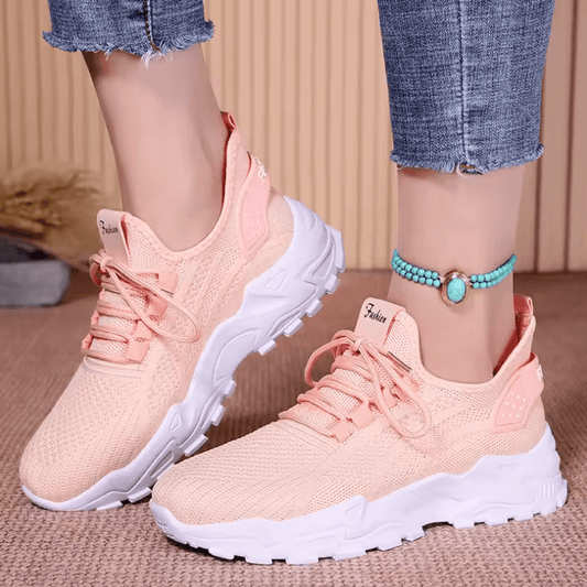 2025 Women’s Breathable Mesh Sneakers – Lightweight Outdoor Sports Shoes for Summer | Clearance Deal