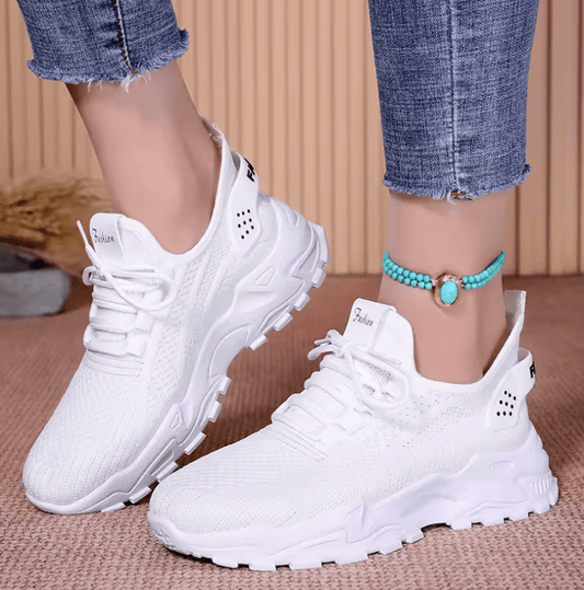 2025 Women’s Breathable Mesh Sneakers – Lightweight Outdoor Sports Shoes for Summer | Clearance Deal