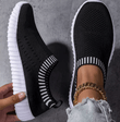 Women’s Breathable Knit Sneakers – Lightweight Mesh Lace-Up Low-Top Outdoor Shoes for Casual Wear
