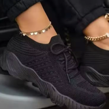 2025 Women’s Casual Sports Shoes – Plus Size Lightweight Summer Sneakers with Round Toe & Polyester Sole