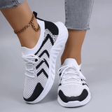 Women’s Casual Lace-Up Sneakers – Lightweight, Breathable & Wear-Resistant Sport Shoes for Spring and Autumn 2025