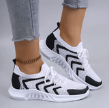 Women’s Casual Lace-Up Sneakers – Lightweight, Breathable & Wear-Resistant Sport Shoes for Spring and Autumn 2025
