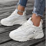 Women’s Fashion Mesh Sneakers – Breathable Lightweight Platform Tennis Shoes | Outdoor Comfort Walking Trainers 2025